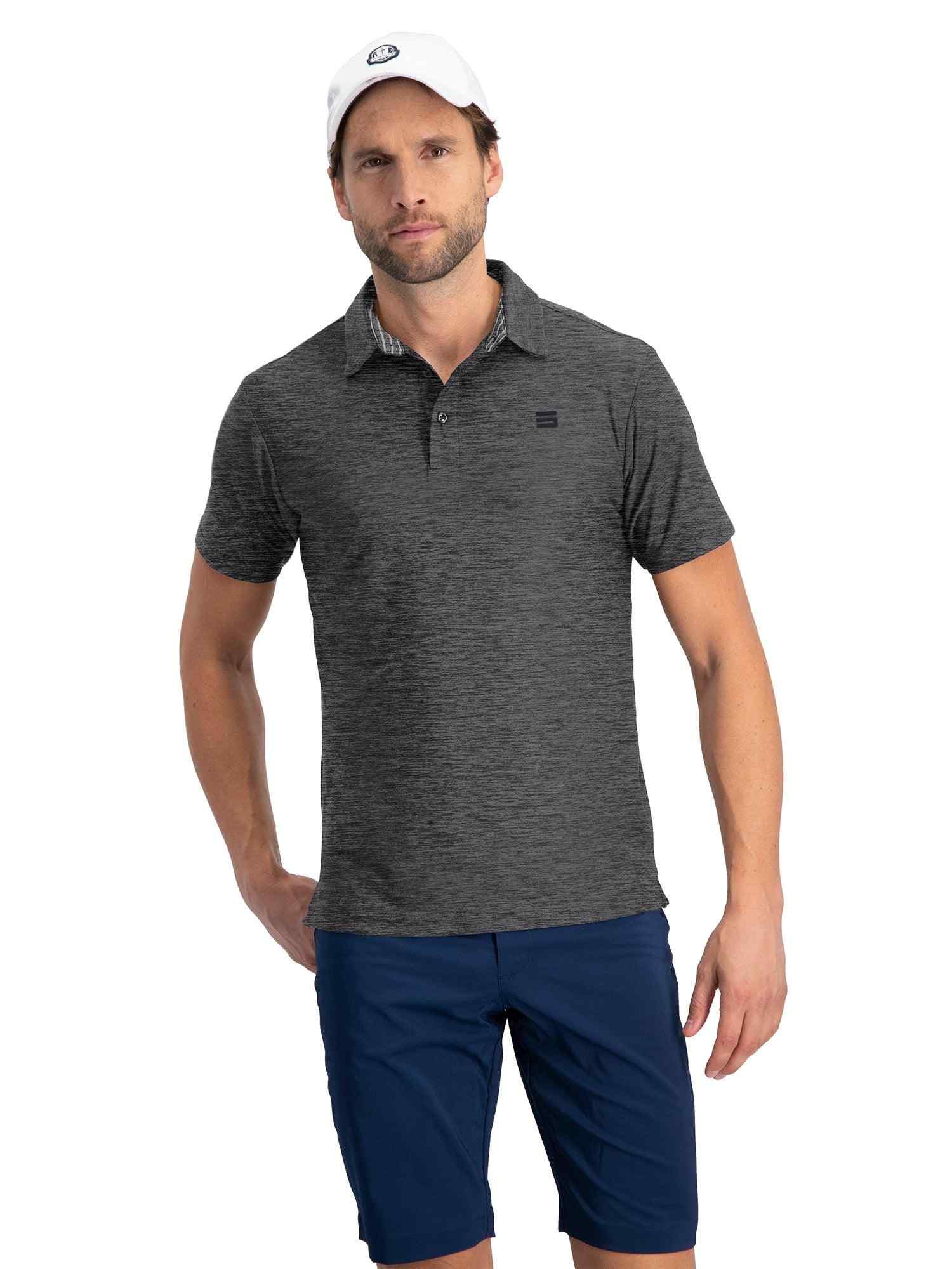 Three Sixty Six Dri-Fit Golf Shirts for Men - Moisture Wicking Short-Sleeve  Polo Shirt : : Clothing, Shoes & Accessories