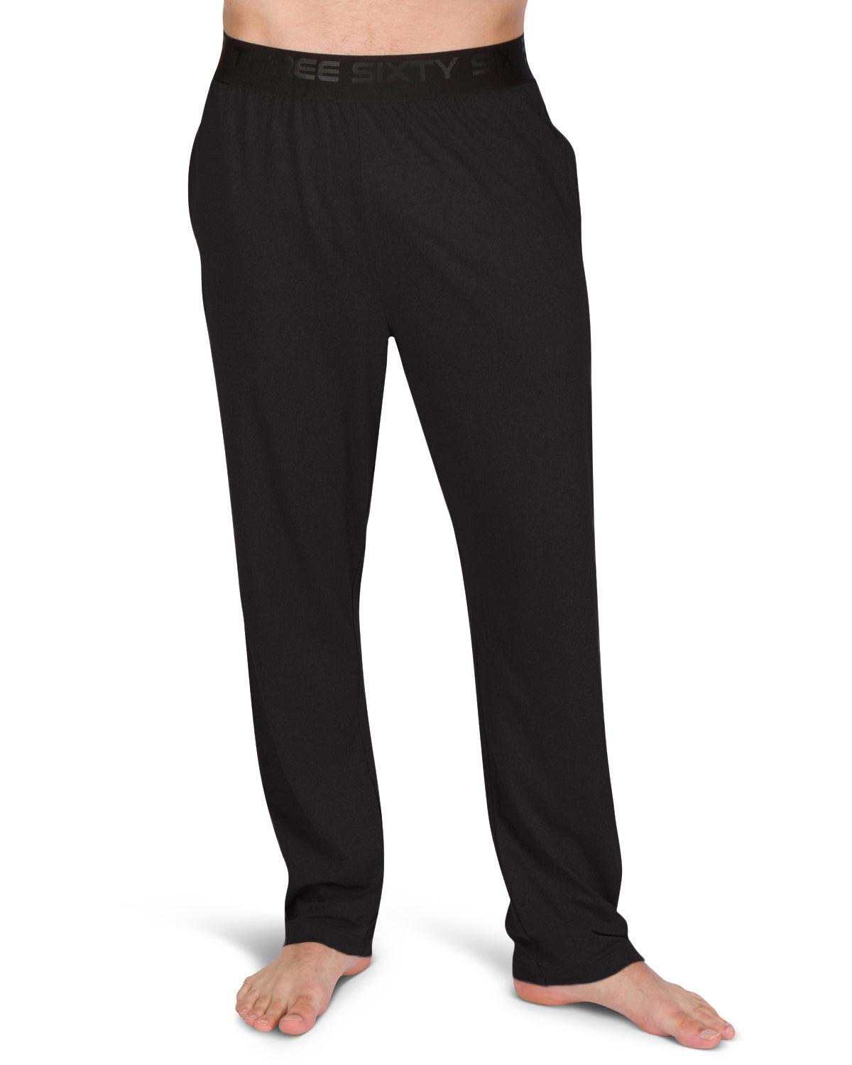 Performance Dry Fit Pajama Pants for Men - Stretch Lounge Pjs with Poc