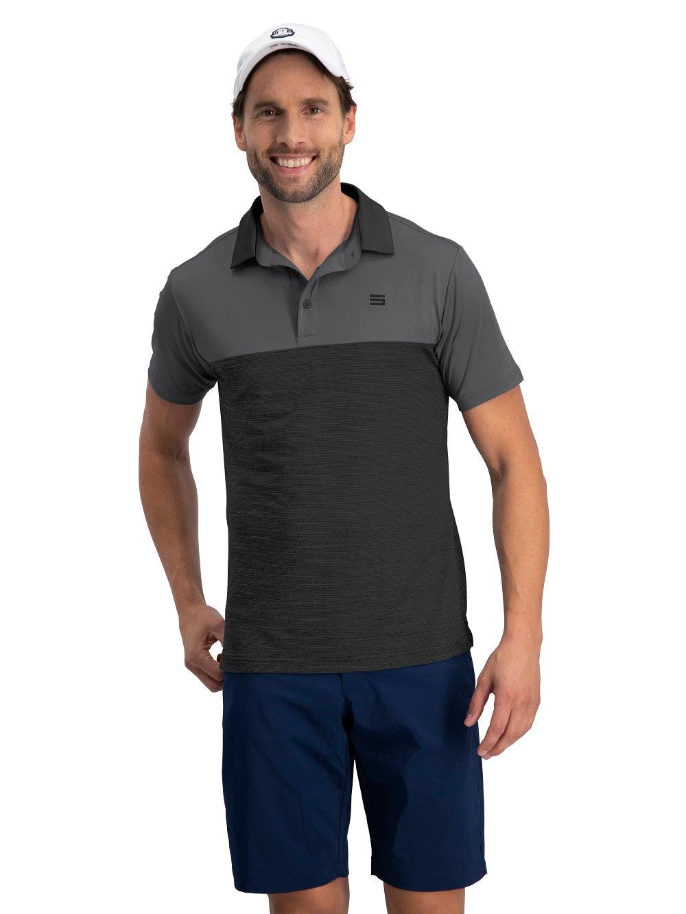 Golf Polo | Mens Golf Shirt | Athletic Two-Tone Design